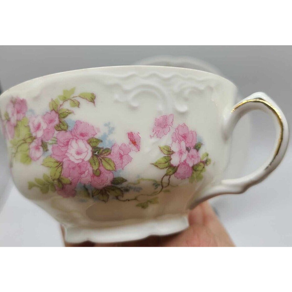 Antique Set of 6 Habsburg China Austria Cups and Saucers. - Picture 10 of 15